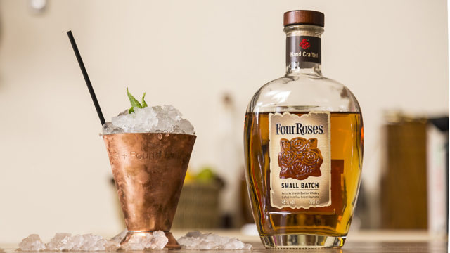 mint julep, four roses small batch, four roses