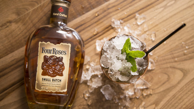 mint julep, four roses small batch, four roses
