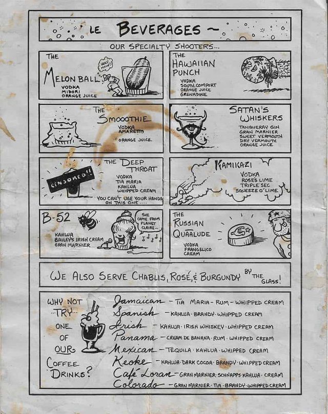 μπαρ, φτέρες