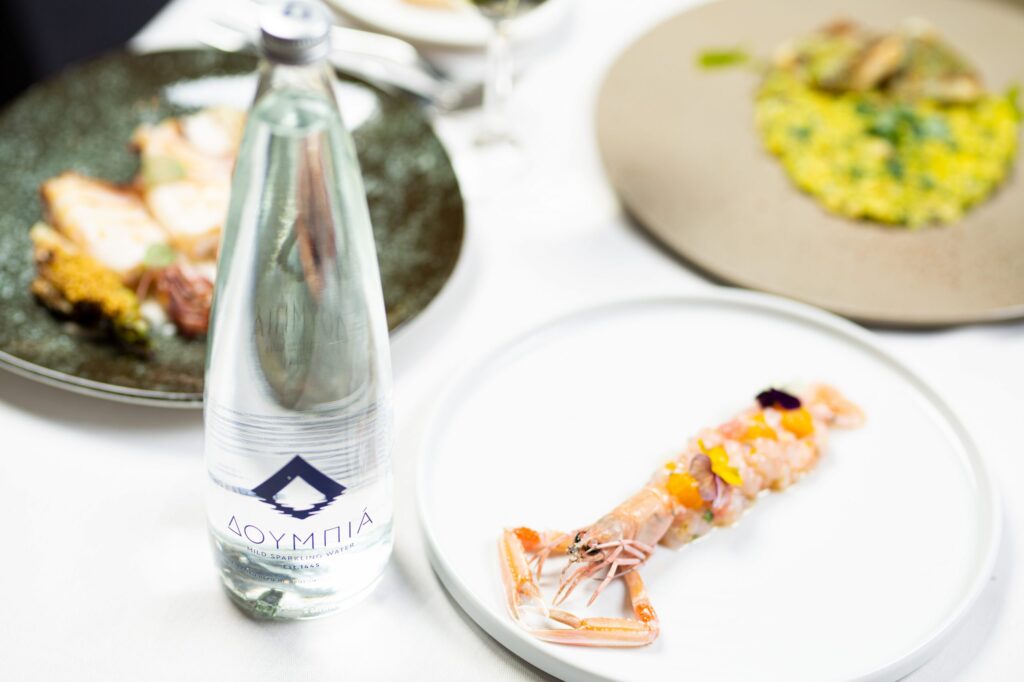 μενού εμφιαλωμένων νερών