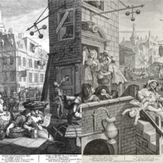 Beer Street Gin Lane, William Hogarth