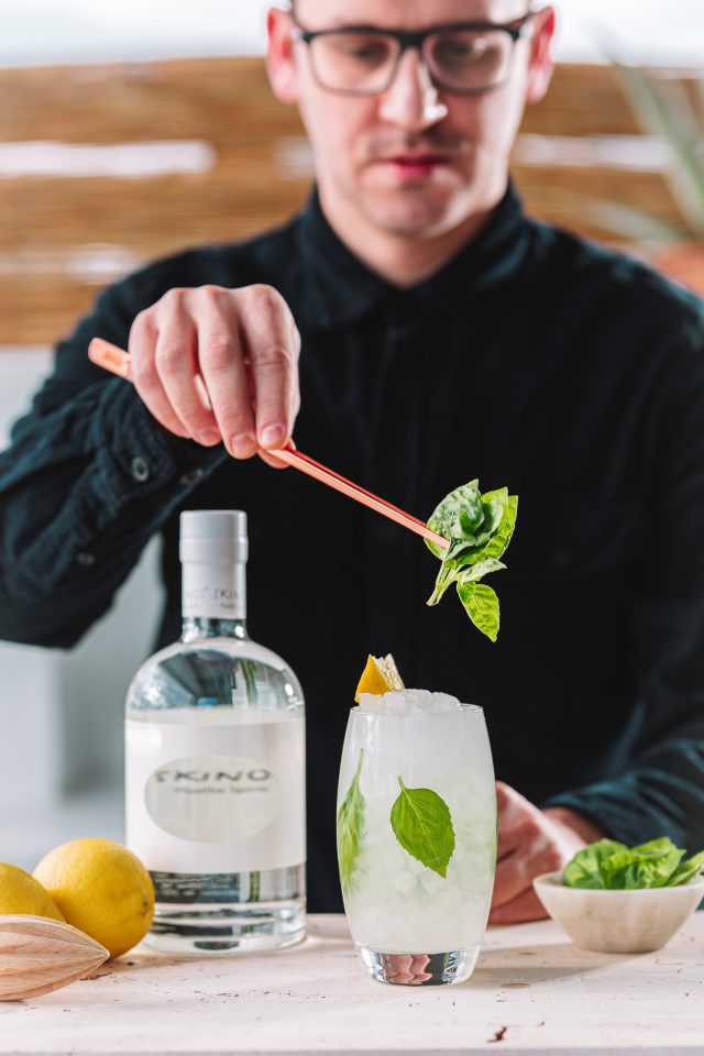 MED cocktail, κοκτέιλ με μαστίχα