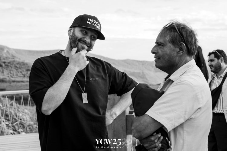 Ο Christian Bugiada με τον Julio Bermejo στο Yerevan Cocktail Week