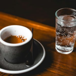 ανθρακούχο νερό, καφές